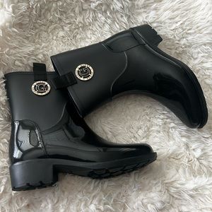 Black Rain Boots